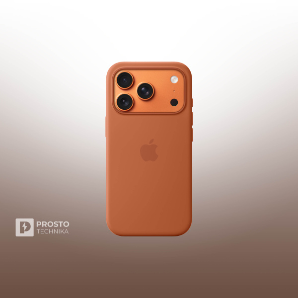 Чехол Apple iPhone 17 Pro Silicone Case with MagSafe - Terra Cotta